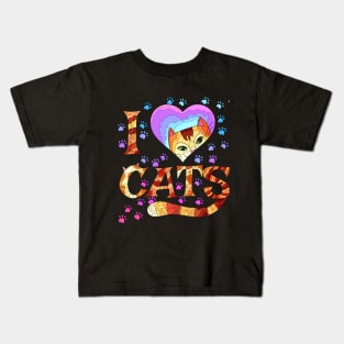 I-Love-My-Cat Kids T-Shirt